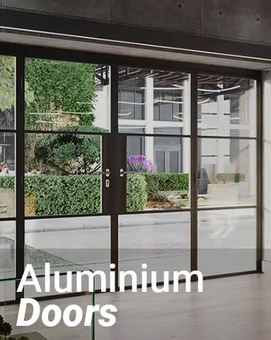 aluminium doors button